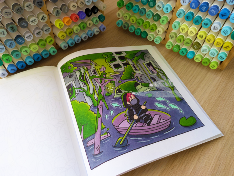 wurley coloring book page