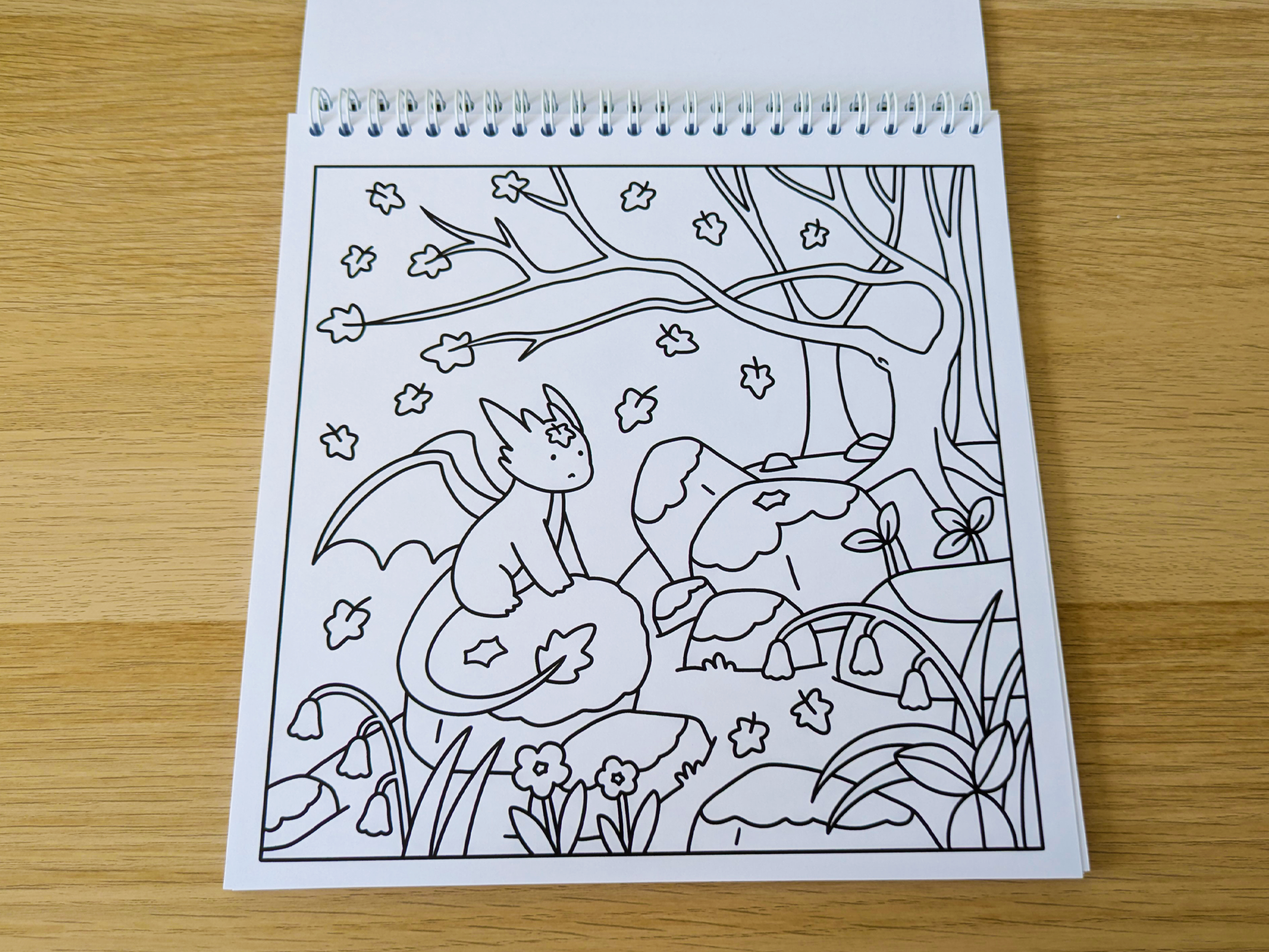 mini dragons cardstock md 3